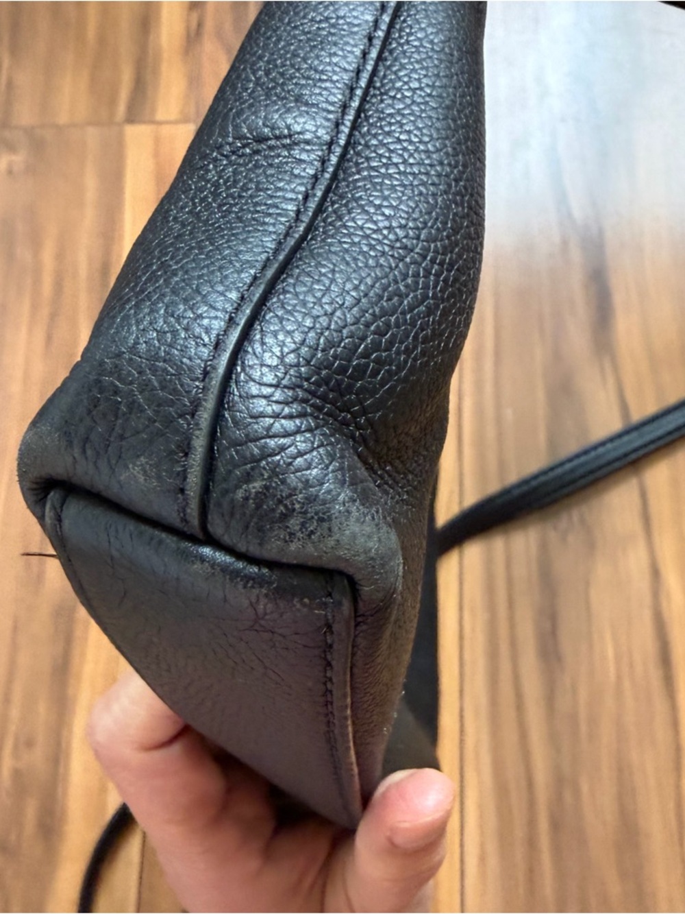 kate spade Black Leather Crossbody with Gold Hardware - Picture 9 of 9